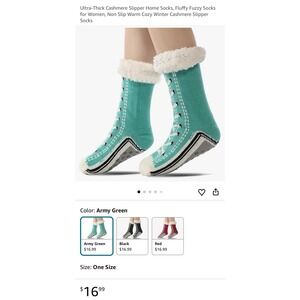 Thermal Fluffy Sock Women Winter Warm Plush Non Slip Home Sleeping Soft